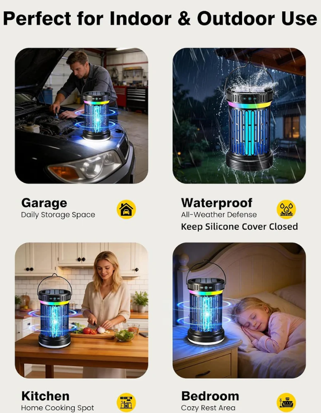 Solar Bug Zapper, 2 Pack - Gallery 6