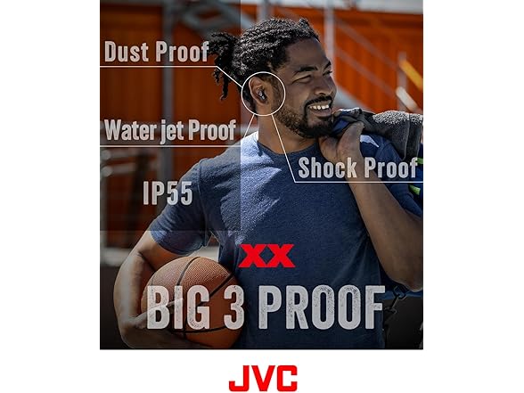 JVC XX True Wireless IPX55 Earbuds
