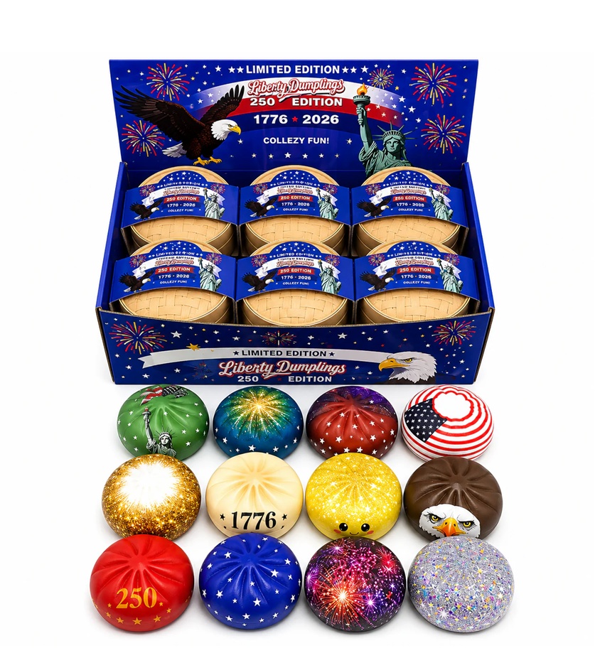 2Pk Liberty Dumpling Squishy Toy - Gallery 4