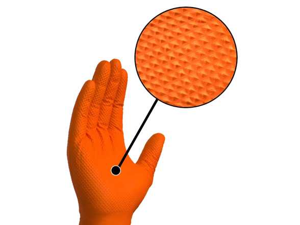 Royalty Premier 8 Mil 1000pcs Orange Nitrile Gloves