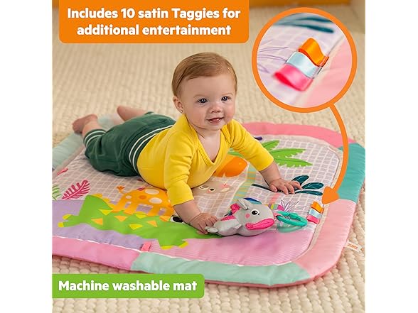Bright Starts Wild Wiggles Sweet Safari Foldable Mat