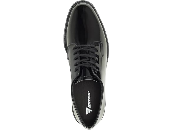Bates mens Sentry High Gloss Leather Oxford,Black,7 M US