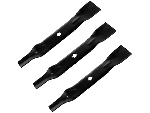 ZALANA 48" Lawn Mower Blades, 3-Pack