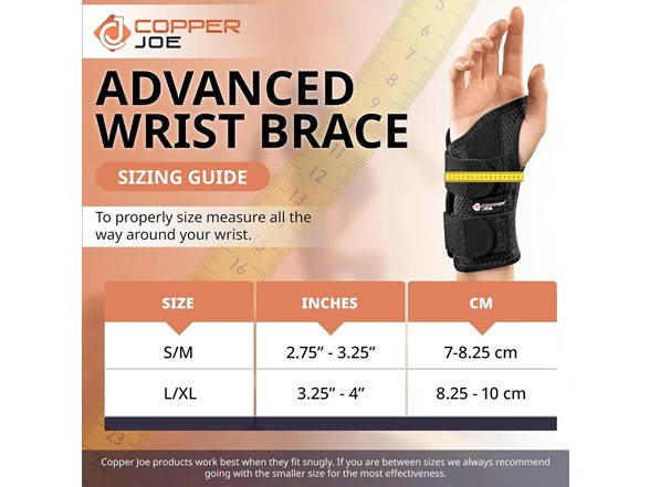 Unisex Copper Wrist Brace