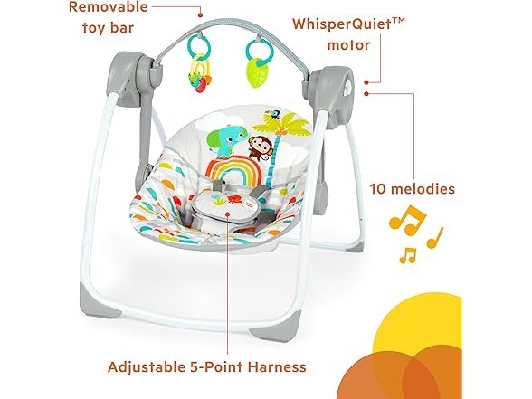 Portable Compact Automatic Baby Swing