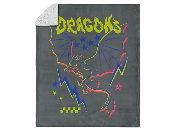 How to Train Your Dragon Sherpa Throw