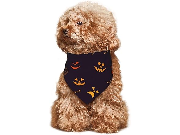 vercosee Halloween Dog Bandana