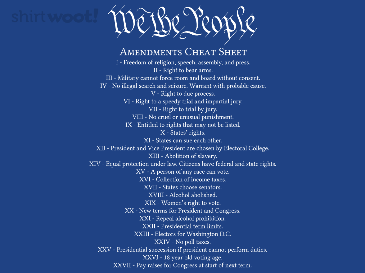 Constitution Cheat Sheet - Gallery 4
