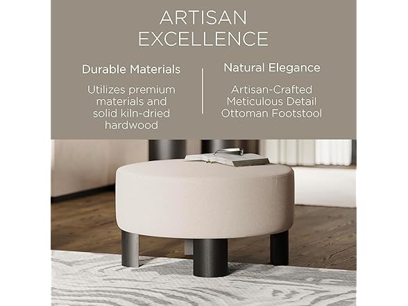 Celia Contemporary Upholstered Ottoman