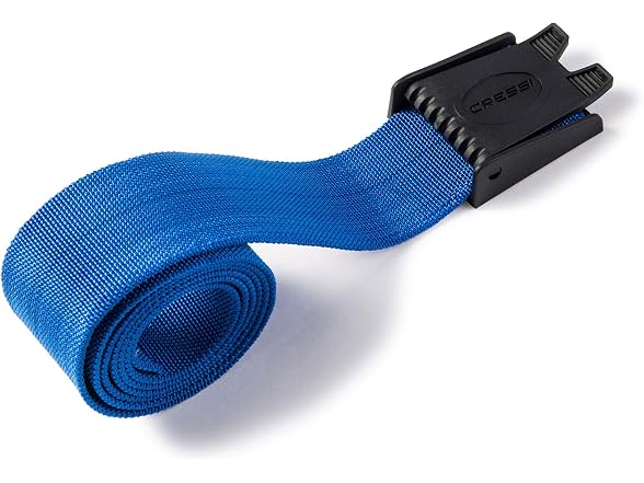 Cressi Weight Belt With Plastic Buckle (Blue)