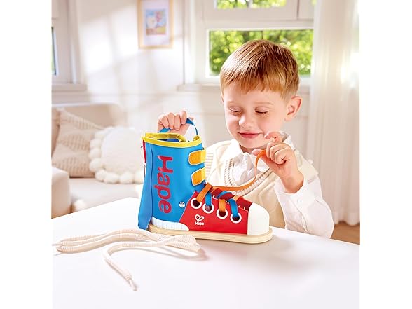 Hape Tie-It Lacing Sneaker Toy