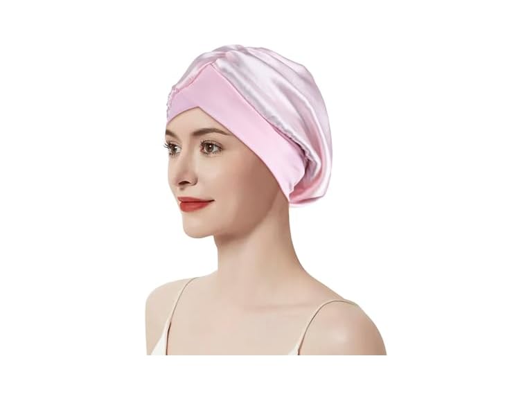 Silk Bonnet, Light Pink 1Pcs