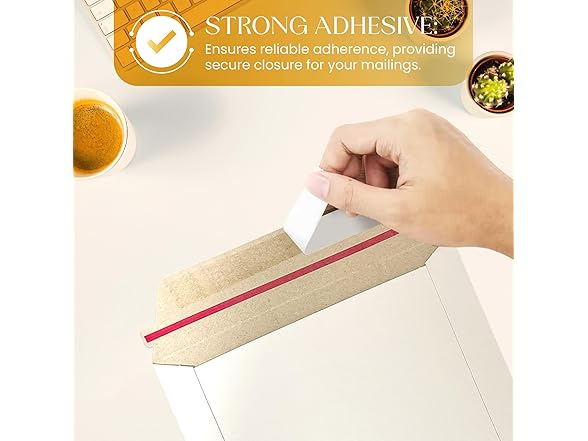 100 Pack 7x9 in Rigid Mailers