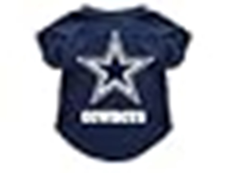 Littlearth NFL Dallas Cowboys Pet T-Shirt, Team Color, Large