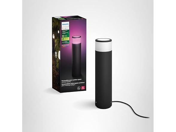 Philips Hue Calla Large Outdoor Pedestal Light (Low-Volt)