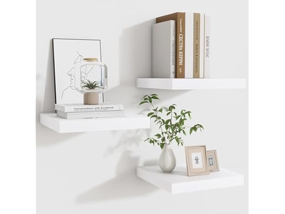 Square floating shelves