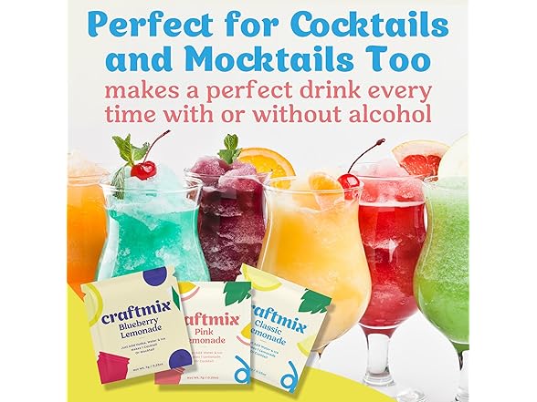 Craftmix Cocktail Mixers 36 Pack - Lemonade Variety