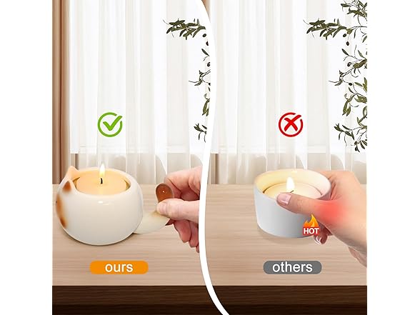 VelluraCove Cute Cat Candle Holder