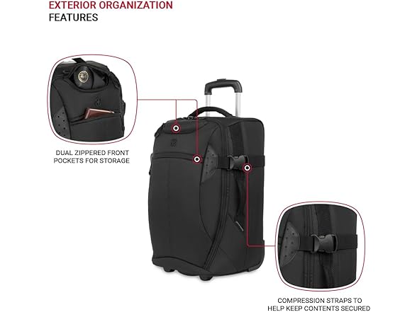 SwissGear Apex Exec Wheeled Rolling Duffel Bag