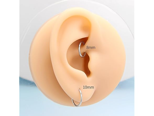 YemmxLoo Nose Rings Hoops