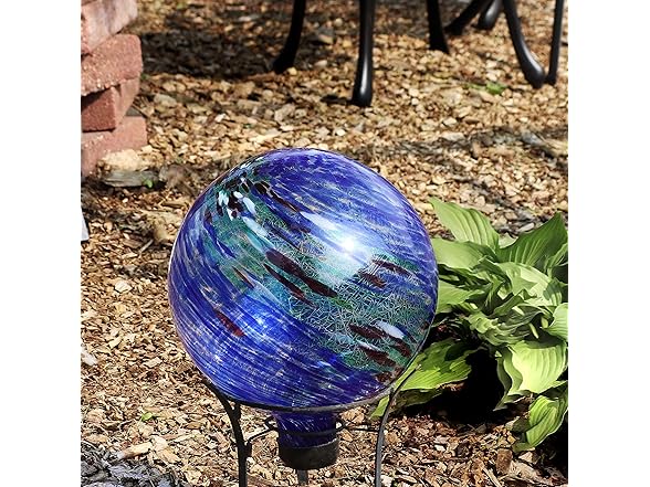 Sunnydaze 10-Inch Gazing Ball Northern Lights