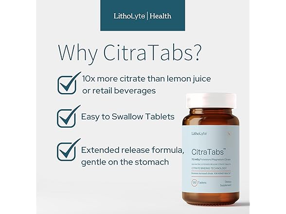 CitraTabs Extended-Release, 120ct
