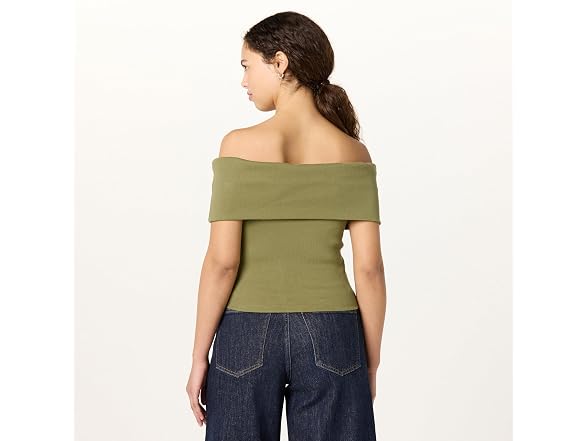 The Drop Women Jan Off Shoulder Knit Top