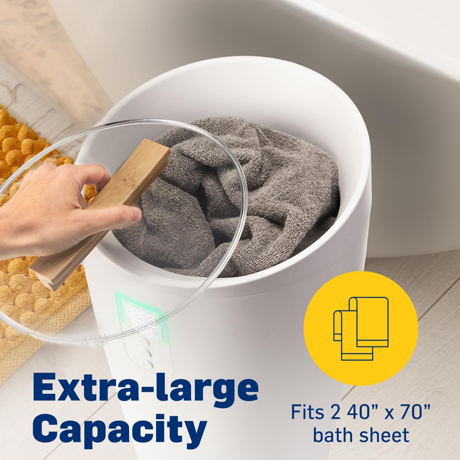Live Fine Towel Warmer- 2 Towels - Gallery 14