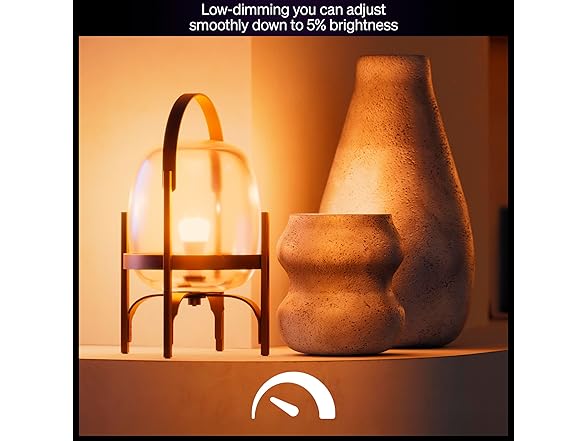 Philips Hue Smart LED A19 Bulb, Warm White 4 Pack