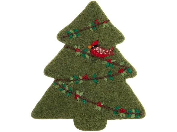 Karma, Felt Holiday Trivet Christmas Tree