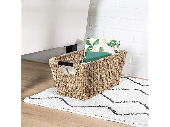 Honey-Can-Do Seagrass Basket w/Handles