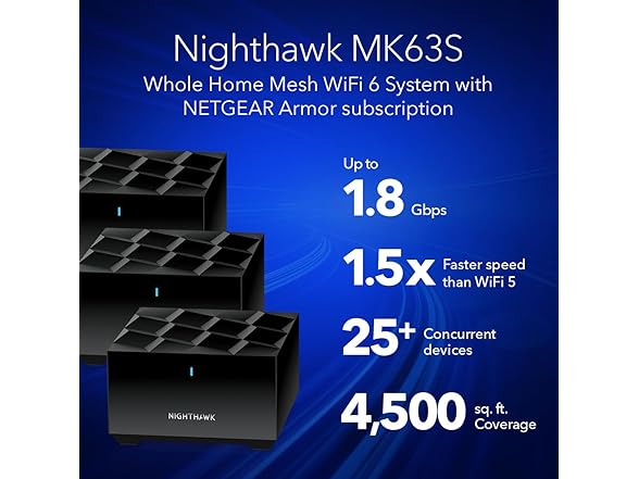 NETGEAR Nighthawk Advanced Whole Home Mesh WiFi 6 System - Gallery 2