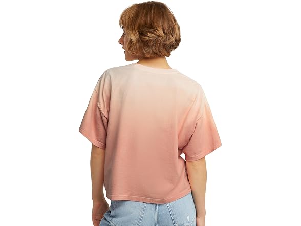 Hanes Women (XXL) T-shirt Cantaloupe Orange Fake O