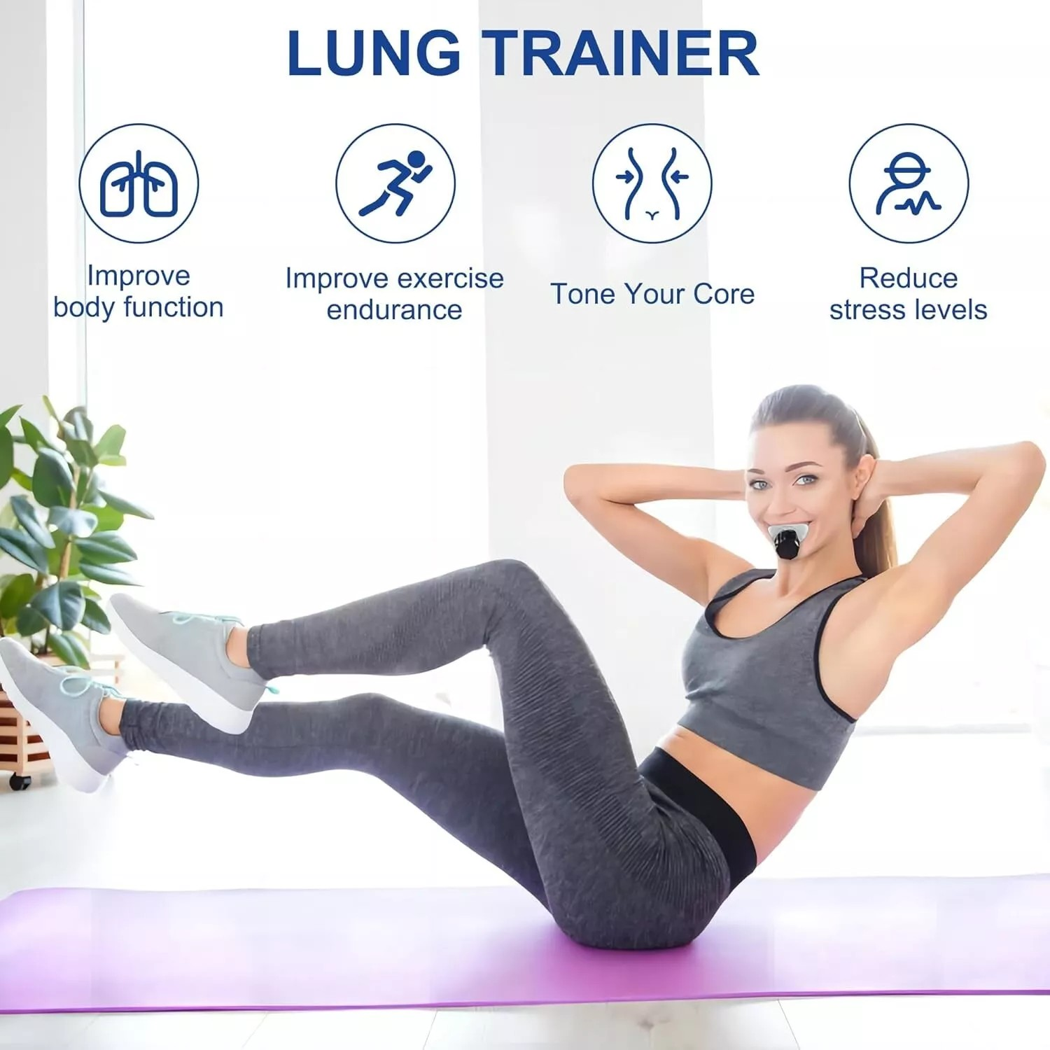 Respiratory Trainer Exercise Device - Gallery 7