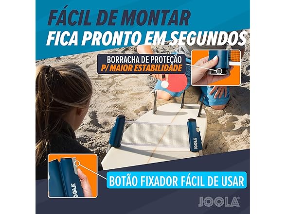 JOOLA Retractable Ping Pong Net for Any Table