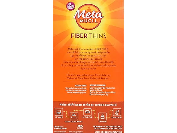 Metamucil Cinnamon Wafers 12ct