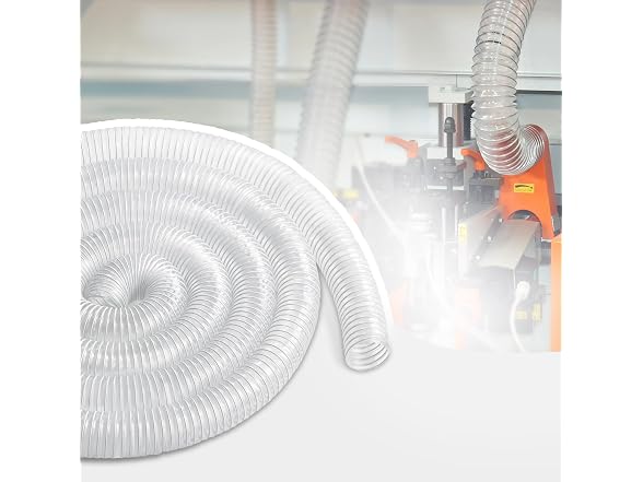 Dust Collection Hose, 2.5'' x 20', Thickened PVC