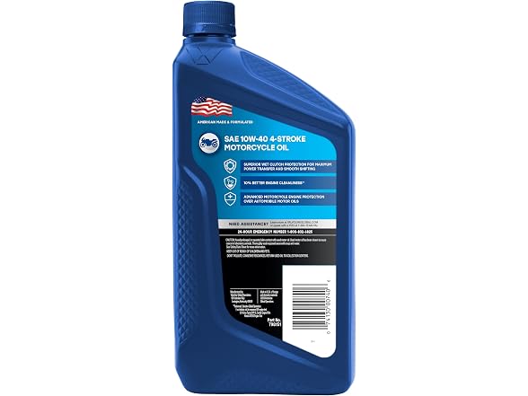 Valvoline 4-Stroke Motorcycle SAE 10W-40 Motor 6pk