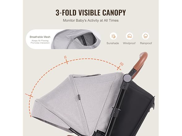 Travel System Stroller with Infant Light
