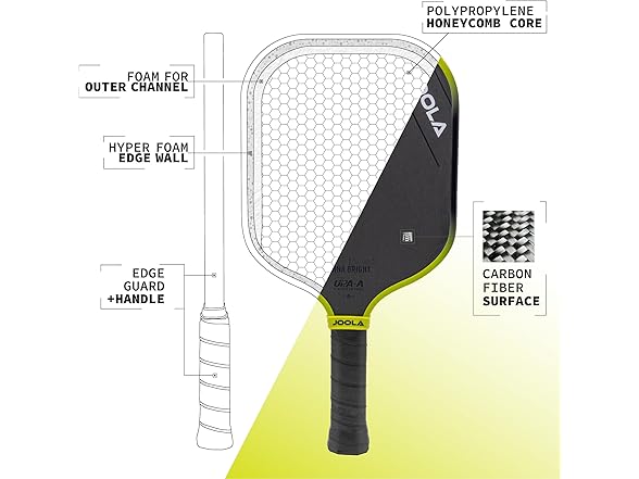 JOOLA Scorpeus 3S 14mm Pickleball Paddle