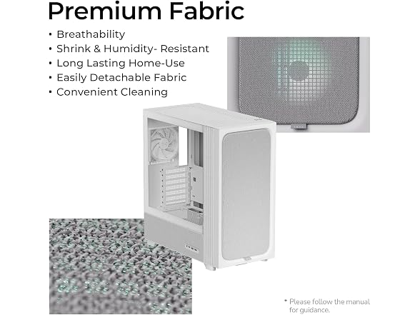 TRYX FLOVA White Mid-Tower ATX PC Case