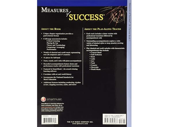 FJH Music Measures of Success Clarinet Book 1