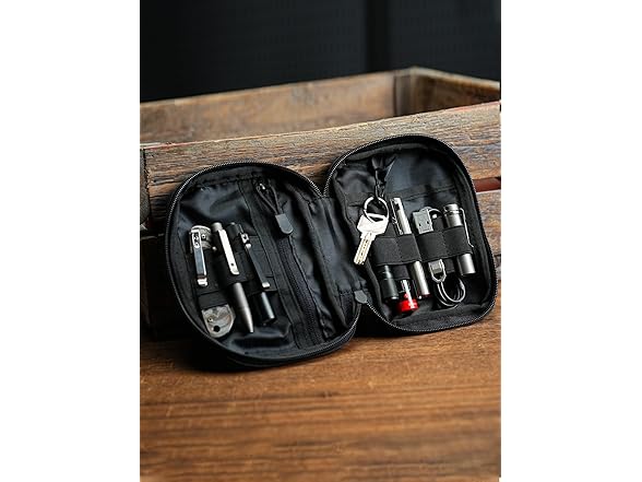 Small 6 Pocket Organizer with Velcro