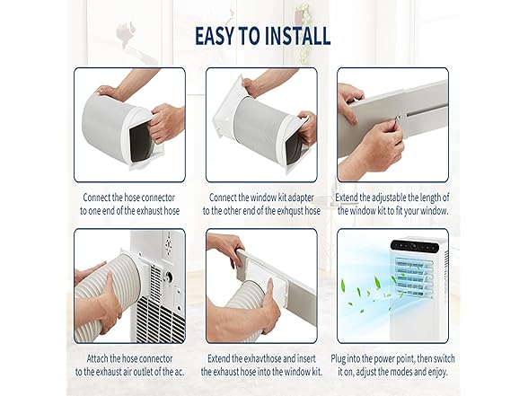 Vossfamul 10000BTU Portable Air Conditioners w/Rem
