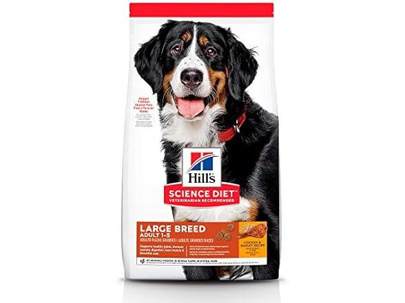 HILL'S Science Diet Large Breed Adult Dry Food, 35 lb.