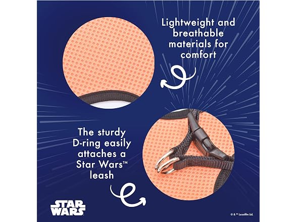 Star Wars for Pets The Mandalorian Dog Harness, L