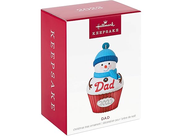 Hallmark Dad Cupcake Ornament