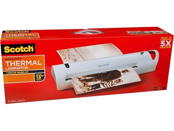 Scotch Thermal Laminator, Extra Wide 13
