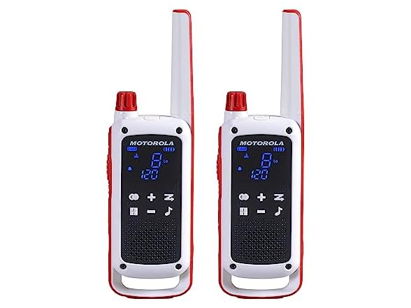 (NEW) 2-PACK Motorola T478 Talkabout 2-Way Radio, 35-Mile