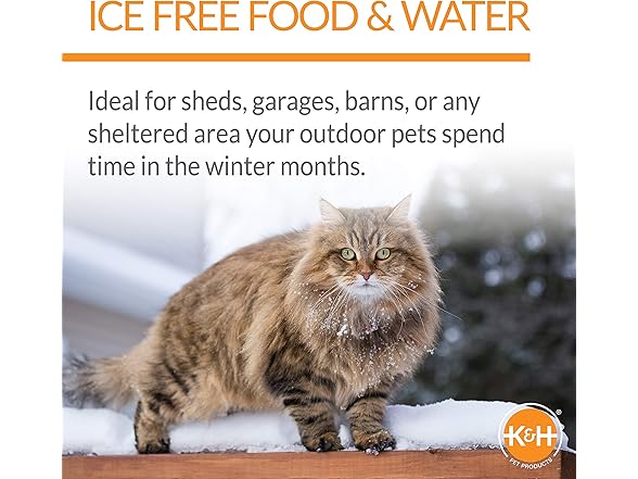 K&H Pet Products Outdoor Heated Bowls